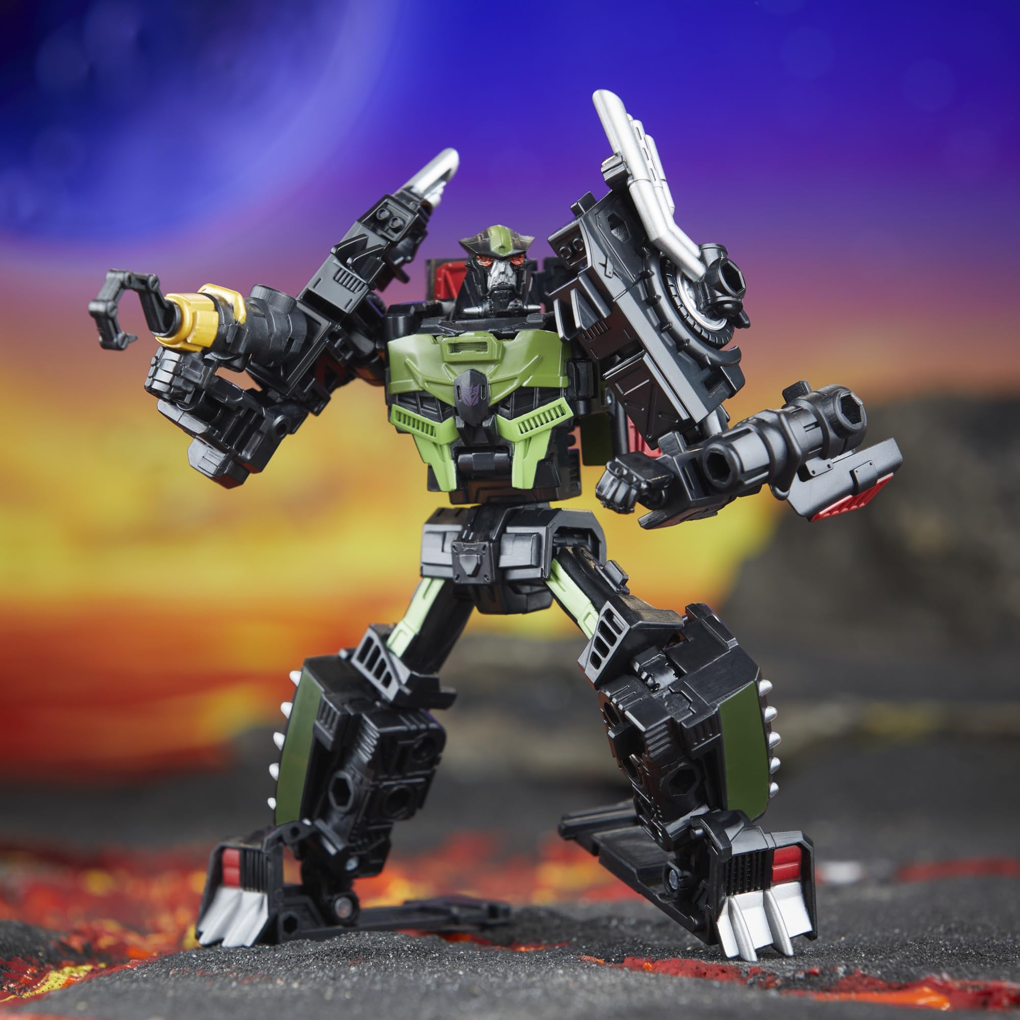 Transformers Legacy United Deluxe Class Star Raider Lockdown, 5.5